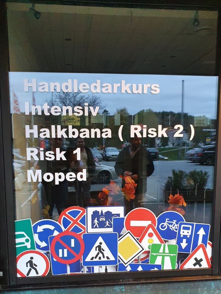 Fönster dekal